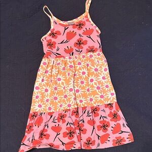 Hanna Andersson Pink and Orange Floral Dress